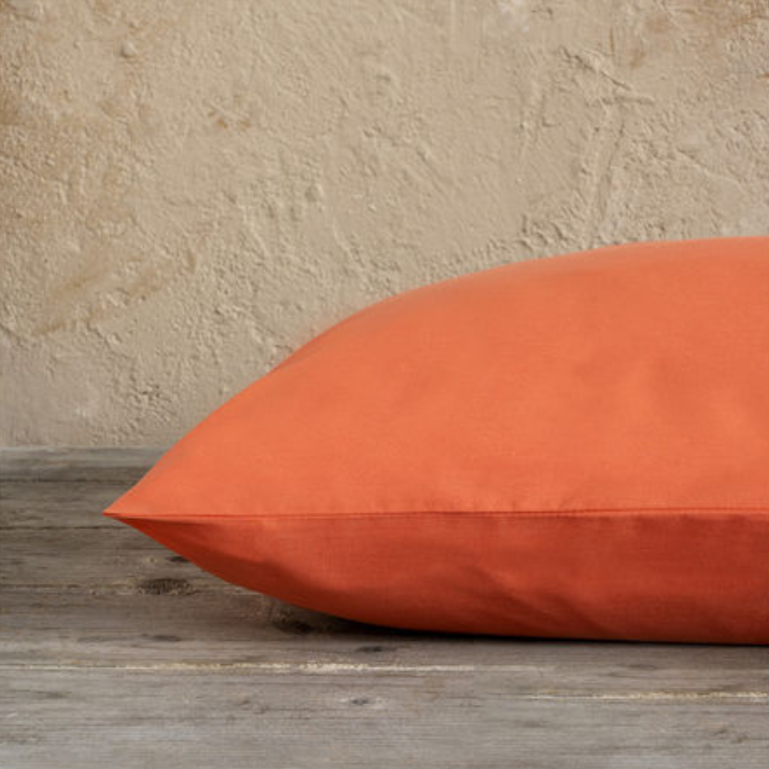 Μαξιλαροθήκες Σετ Unicolors 52x72εκ. Vivid Coral - NimaHome - MyHouseandKids