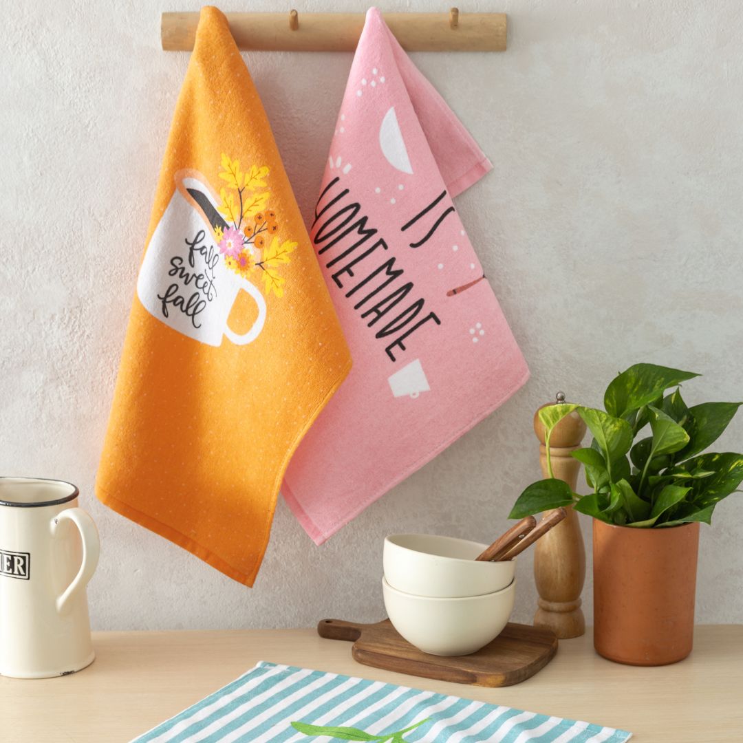 Πετσέτα Κουζίνας 100% Βαμβάκι 40x60cm Happiness - Nima - MyHouseandKids