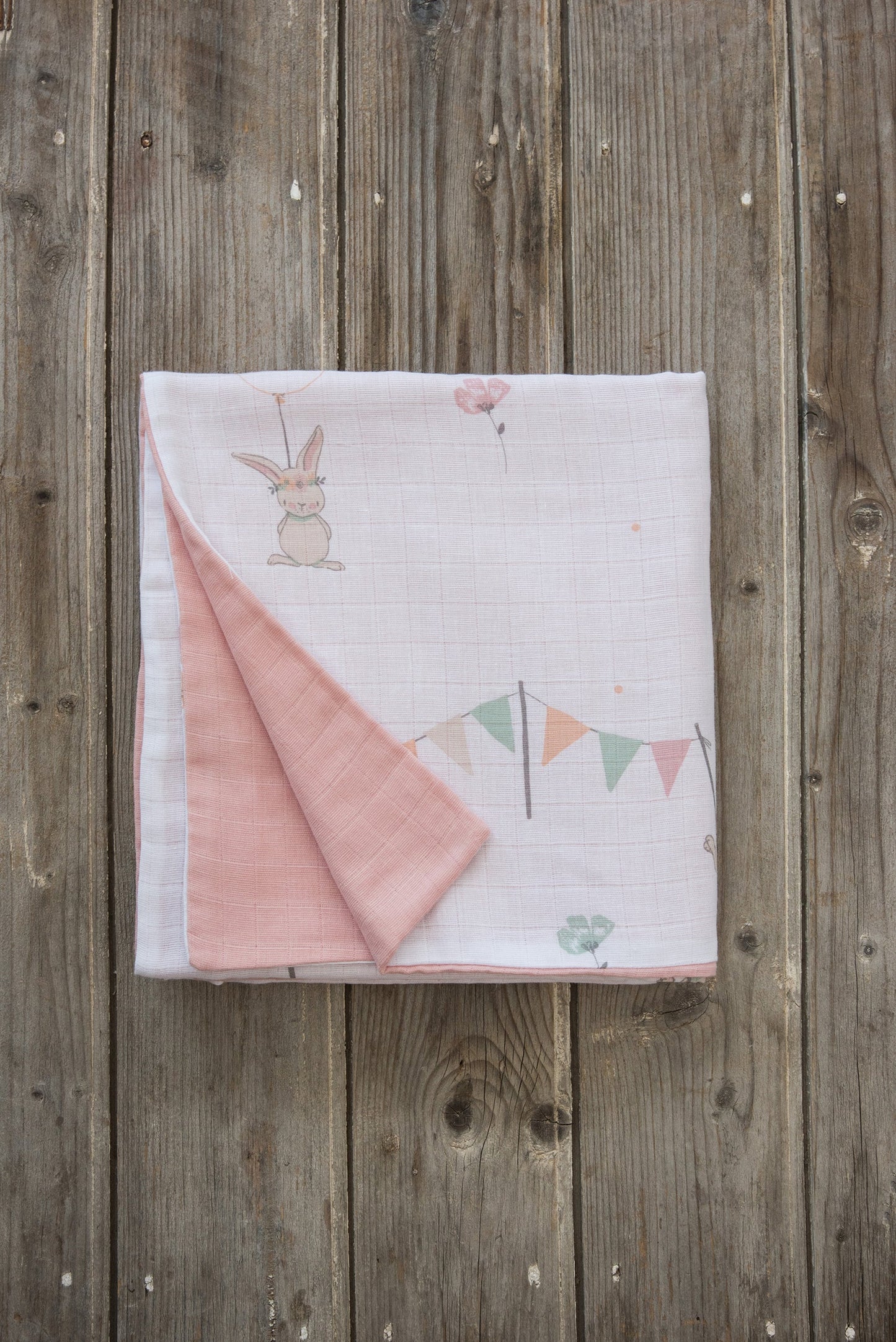 Κουβέρτα Κούνιας 100x140 - Bunny Love