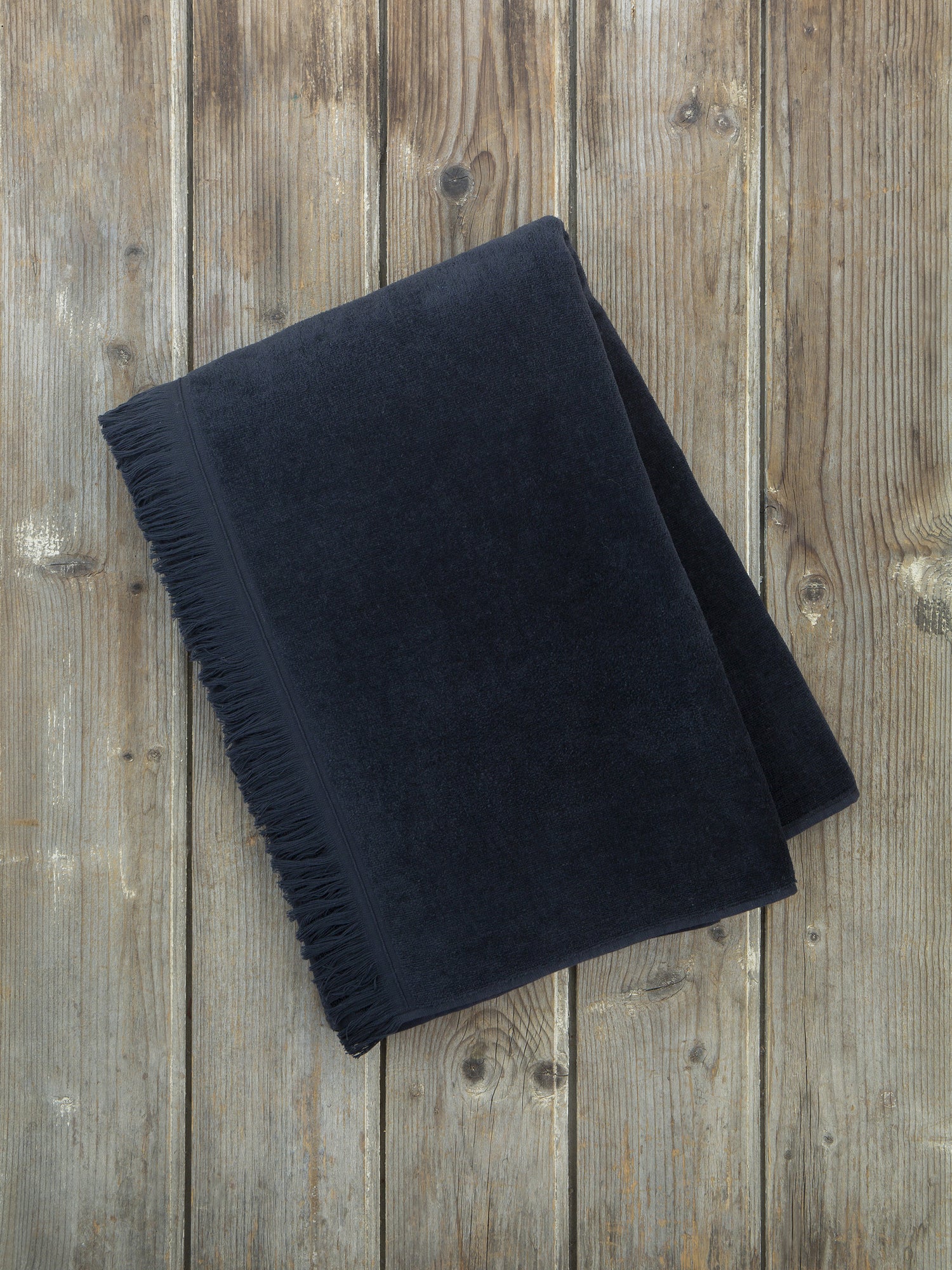 Πετσέτα 100x200 Πισίνας Capri - Black - VAT Dyed 420gsm - 100% Βαμβάκι