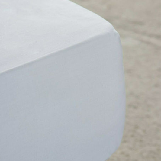 Σεντόνι με Λάστιχο Μονό 100x200x32 Unicolors White - Nima - MyHouseandKids