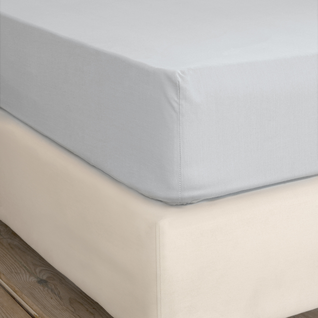 Σεντόνι Ημίδιπλο με Λάστιχο 120x200x32εκ. Unicolors Shiny Gray ΝΙΜΑ - Nima - MyHouseandKids