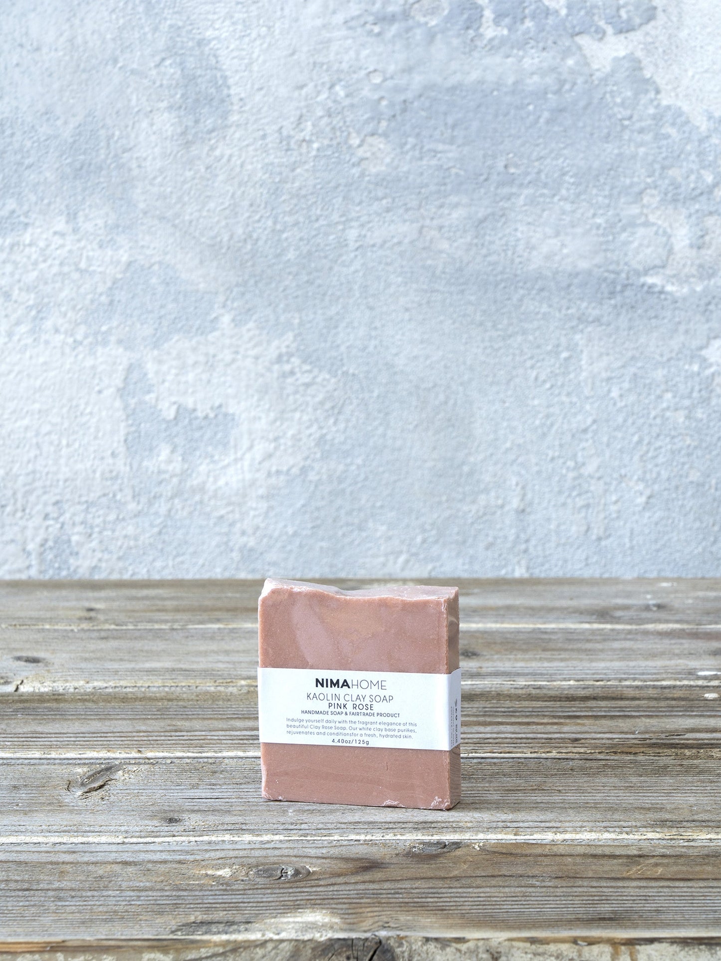 Σαπούνι αργίλου 125g Kaolin - Pink Rose