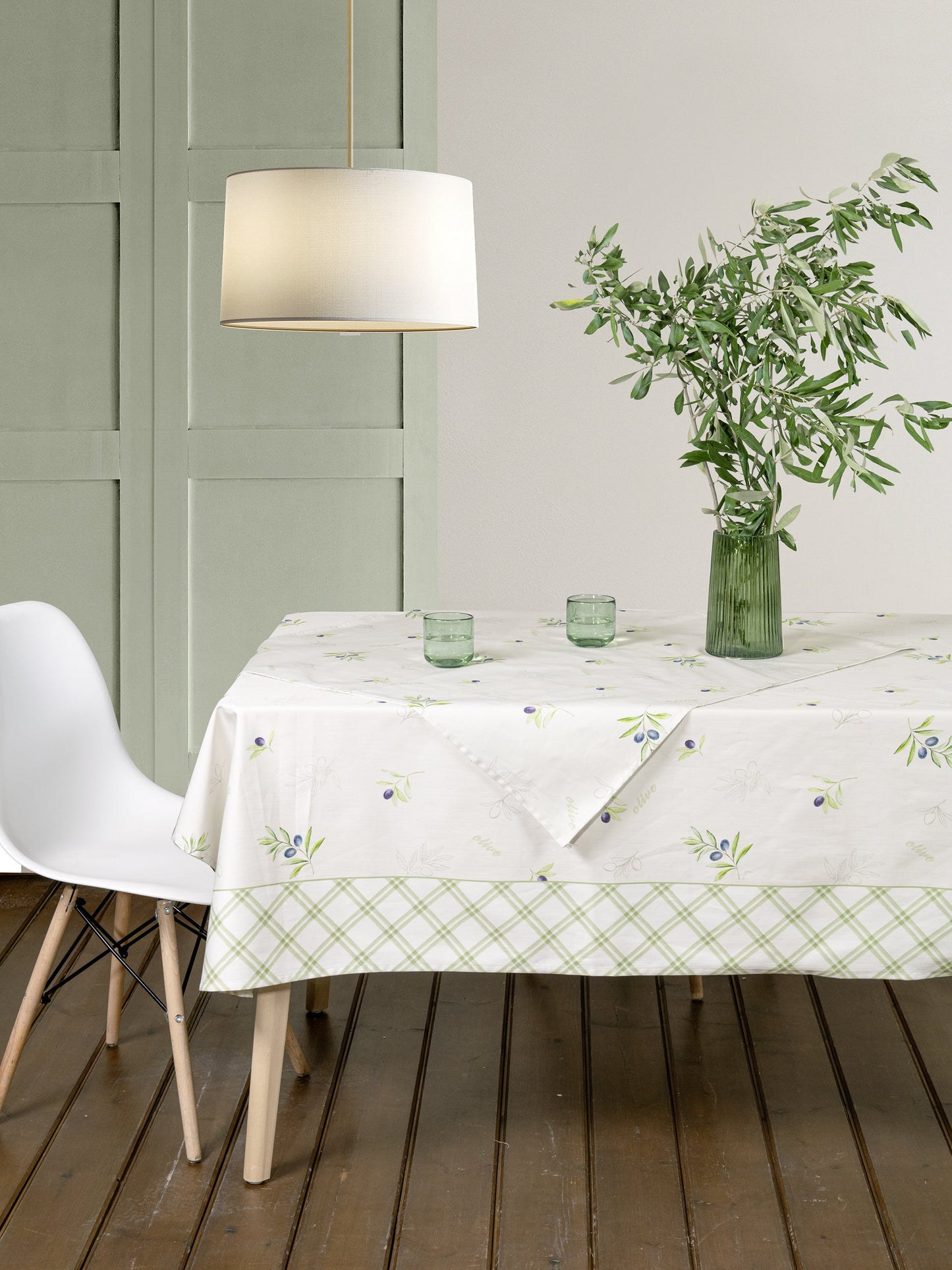 Τραπεζομάντηλο 140x140 - Olive