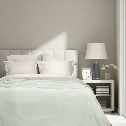 Κουβέρτα Μονή 160cm x 220cm Alpa Light Pink Ανοικτό Πράσινο Nima Home - Nima - MyHouseandKids