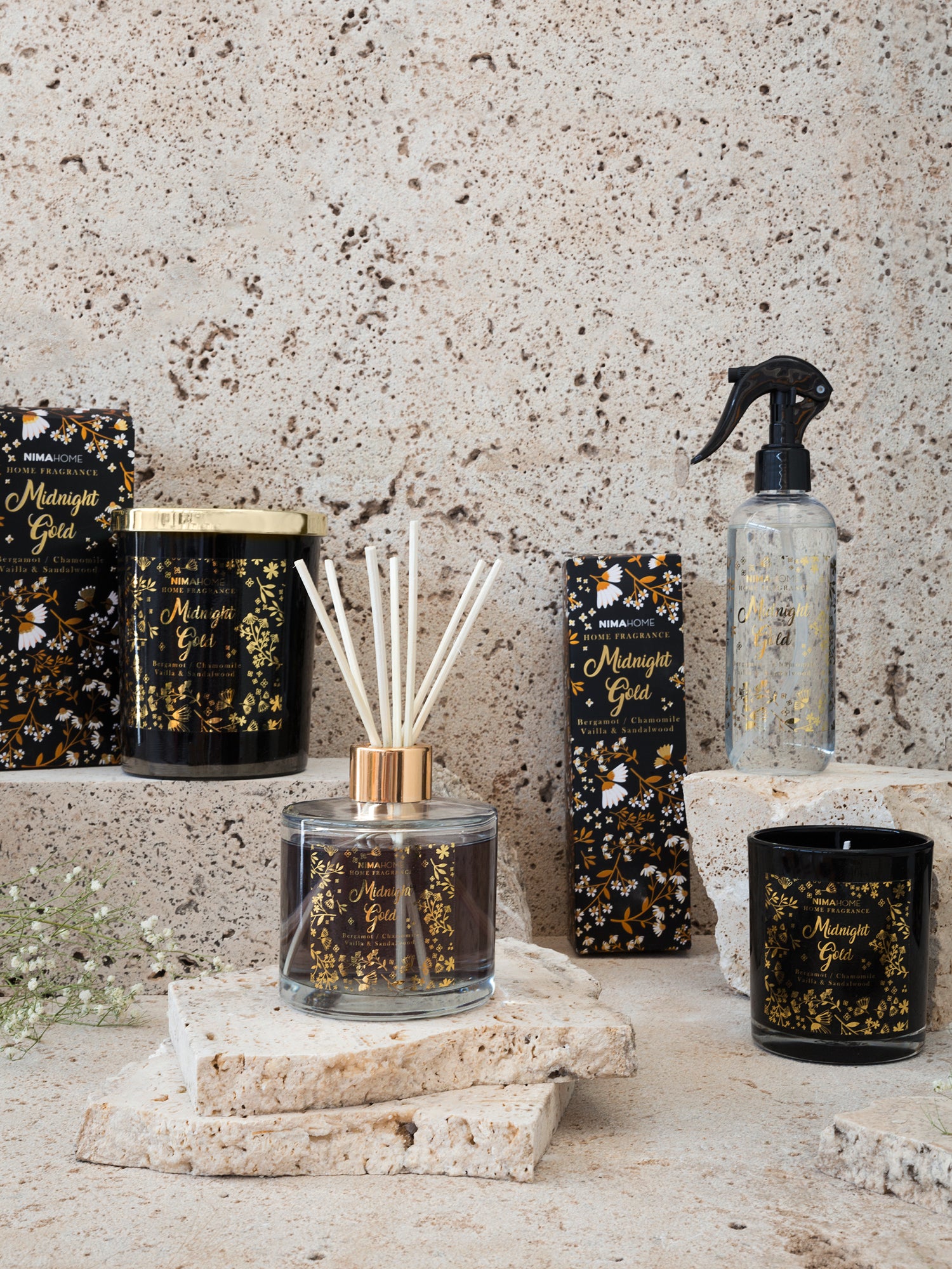 Αρωματικό Κερί 160gr - Midnight Gold
