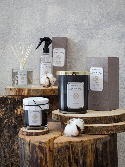 Αρωματικό Κερί 160gr - Sage & Wooden