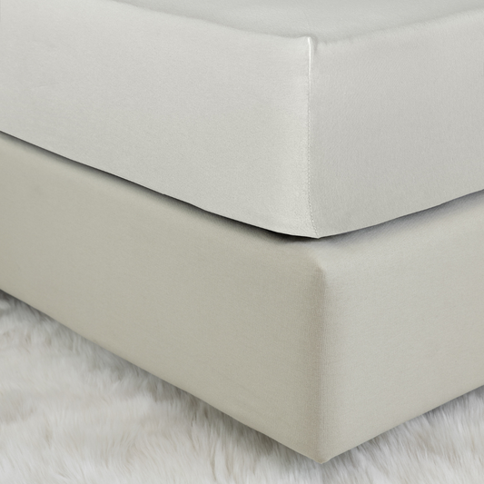 Σεντόνι Υπερδιπλο με Λάστιχο 160x200+40εκ. Tender Oat Beige - NimaHome - MyHouseandKids