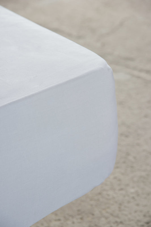 Σεντόνι με Λάστιχο Υπερδιπλο 160x200x32 Unicolors White - Kocooon - MyHouseandKids