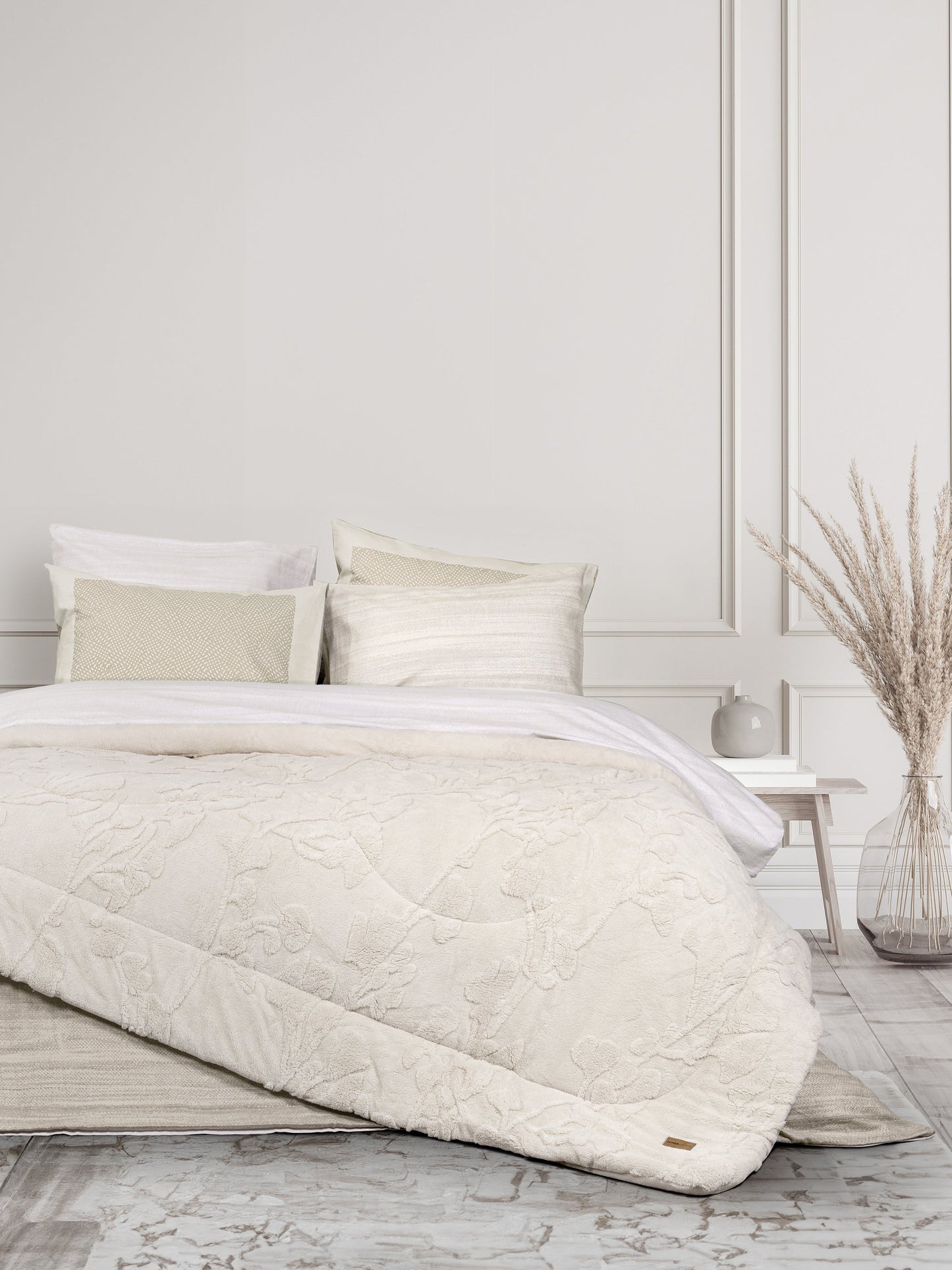 Κουβέρτα/Πάπλωμα Μονό 160x220 - Elara Light Beige
