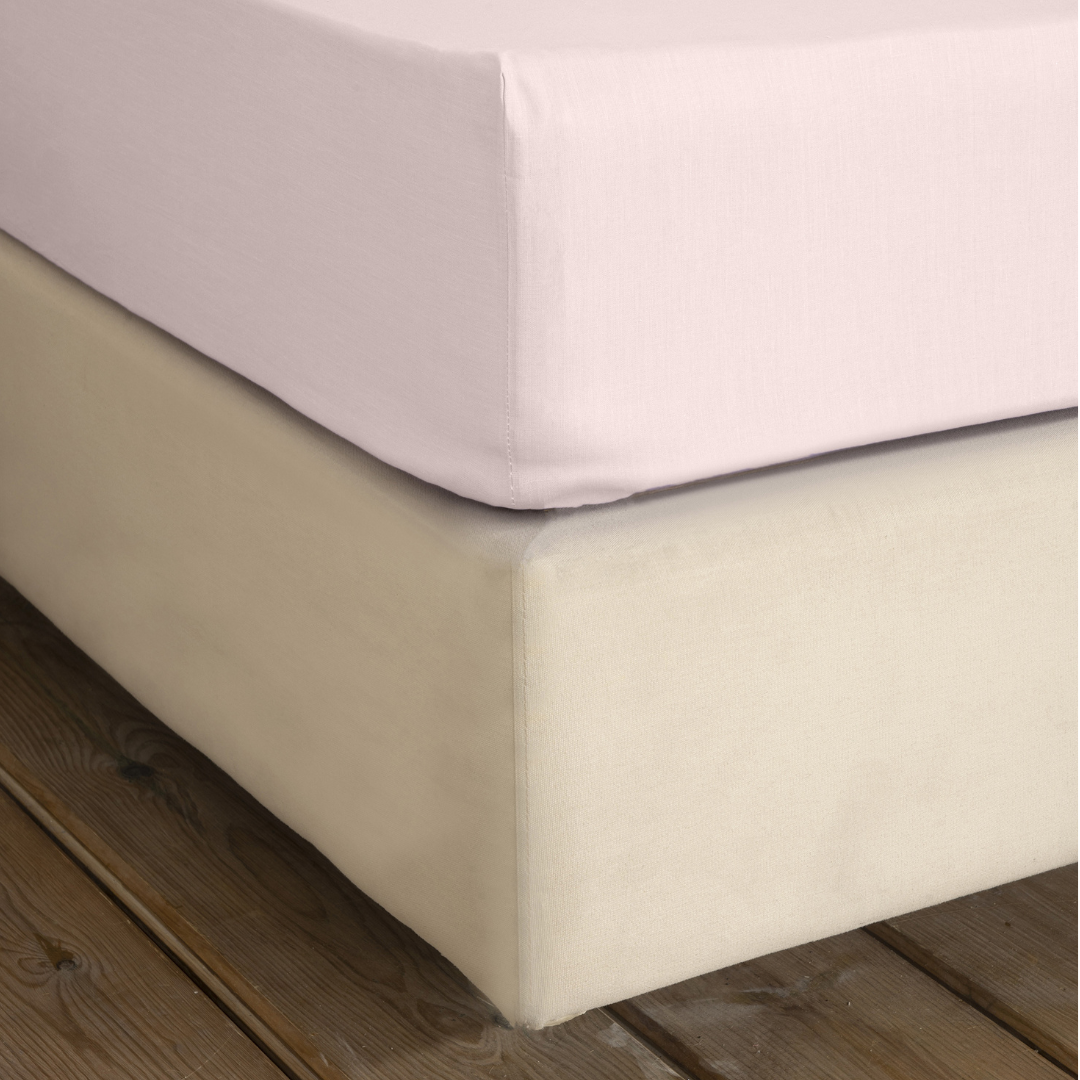 Σεντόνι Υπερδιπλο με Λάστιχο 165x205x35 Unicolors Light Pink NIMA HOME - Nima - MyHouseandKids