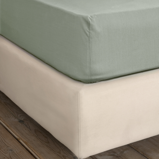Υπέρδιπλο Κατωσέντονο Με Λάστιχο 165X205X35 Unicolors Rock Green