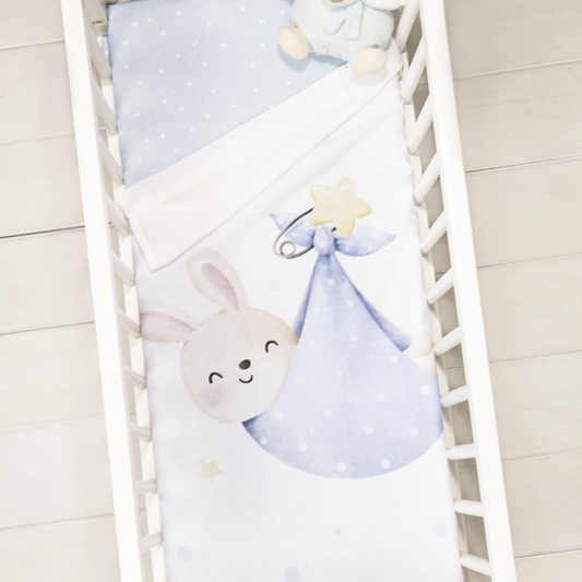 Βρεφικά Σεντόνια Λίκνου Σετ 2τμχ 70x110εκ. Little Mister Nima Home