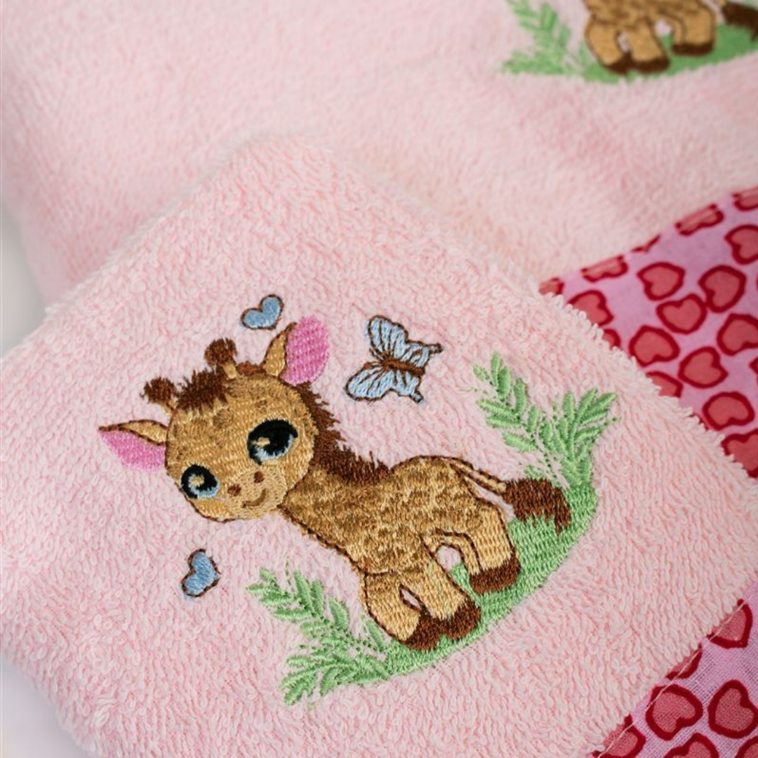Βρεφικές Πετσέτες Σετ 2τμχ Bebe Giraffe Dimcol - Dimcol - MyHouseandKids