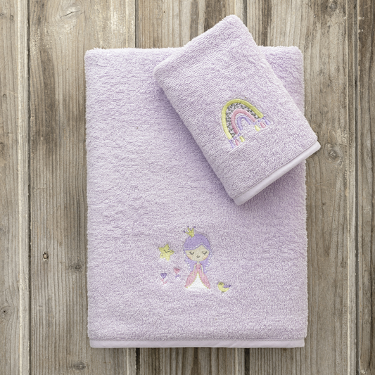 Παιδικές Πετσέτες Σετ 2 τεμ. Charlotte Λιλά Kocoon - NimaHome - MyHouseandKids