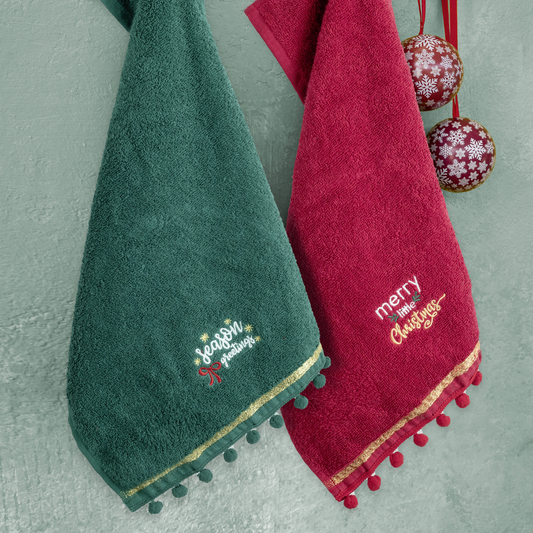 Χριστουγενιατικες Πετσέτες Σετ 2 Τεμ. Christmas Season - Nima - MyHouseandKids