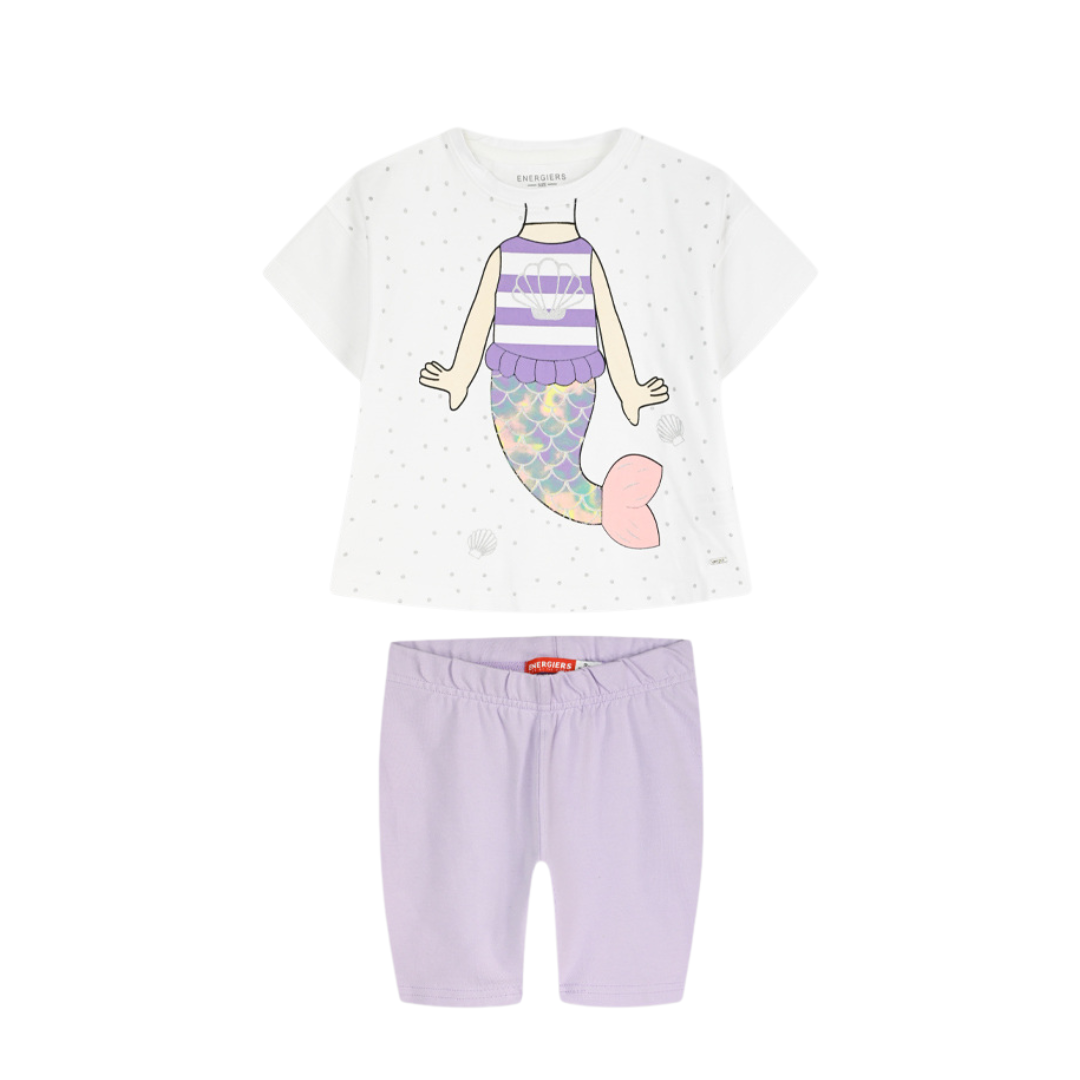 Καλοκαιρινό Σετ 2 Τεμ. Λιλά Energiers 15-226372-0 - Energiers - MyHouseandKids