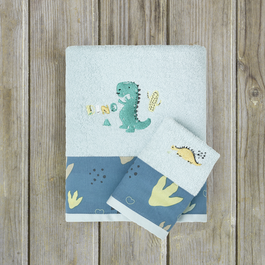 Βρεφικές Πετσέτες Σετ  2τμχ Super Dino - Kocoon - MyHouseandKids