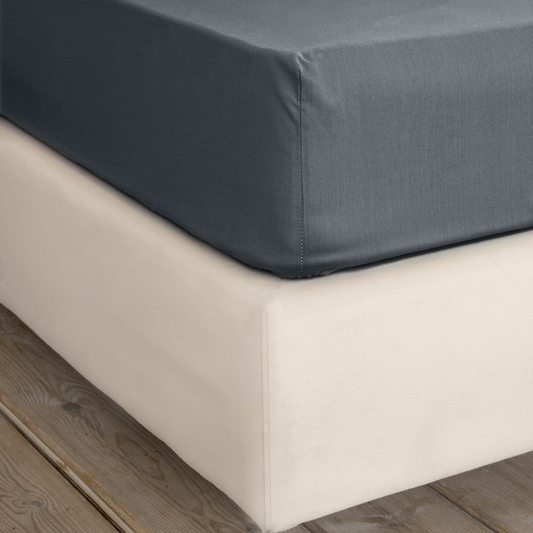 Κατωσέντονο με Λάστιχο Γίγας Unicolors Midnight Gray 185x205+35cm NIMA-midnight-gray-lefka-eidi-krevatokamara-katosentono-lastixo-vamvakera-unicolors-nimahome-myhouseandkids
