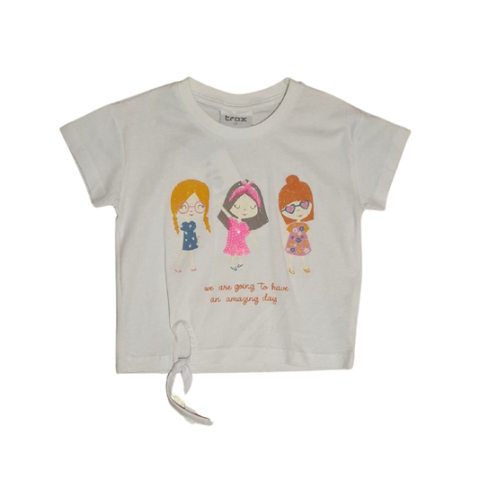 Kοντομάνικο Μπλουζακι Λευκό-paidikarouxa-mplouzes-kontomanikes-tshirts-kalokairina-vamavkera-koritsi-lefko-dora-vaptisis-genethion-giortis-parti-myhouseandkids