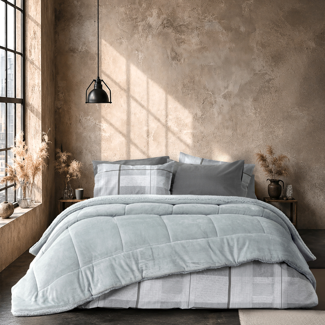 Κουβερτοπάπλωμα Υπέρδιπλο Cira Light Gray Νima Home-cira-light-gray-nima-home-220x240cm-uperdiplo-kouvertopaploma-zesto-skepasma-xeimerina-zesta-leyka-eididoro-oikonomiko-gamou-myhouseandkids