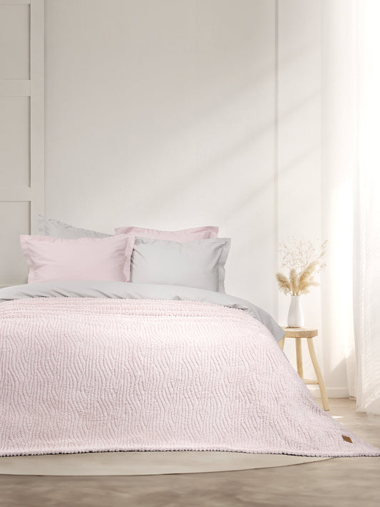 Κουβέρτα Υπέρδιπλη 220x240 - Serenus Nude Pink