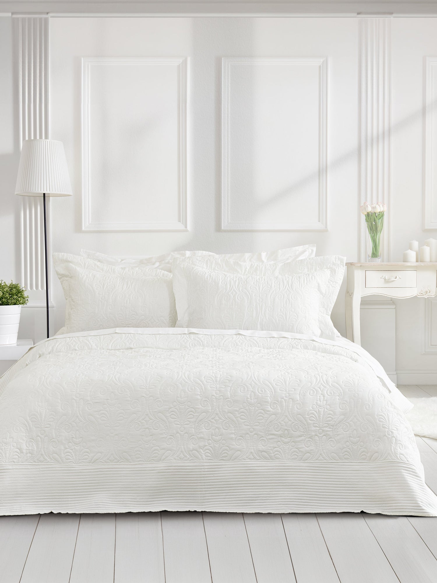 Σετ Κουβερλί 240x260 - Harmony Off White