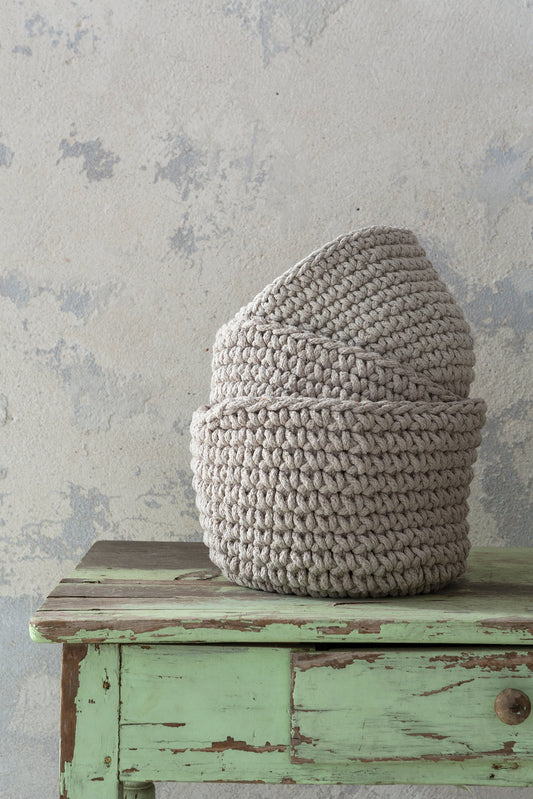 Καλάθι 28x15 - Panier Beige