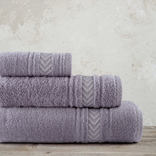 Πετσέτες Μπάνιου 3τμχ Ariya Mωβ 420 gsm - Κοcoon - MyHouseandKids