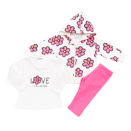 Σετ 3 Τεμ. Βebe Χειμερινό Εκρού - Trax - MyHouseandKids