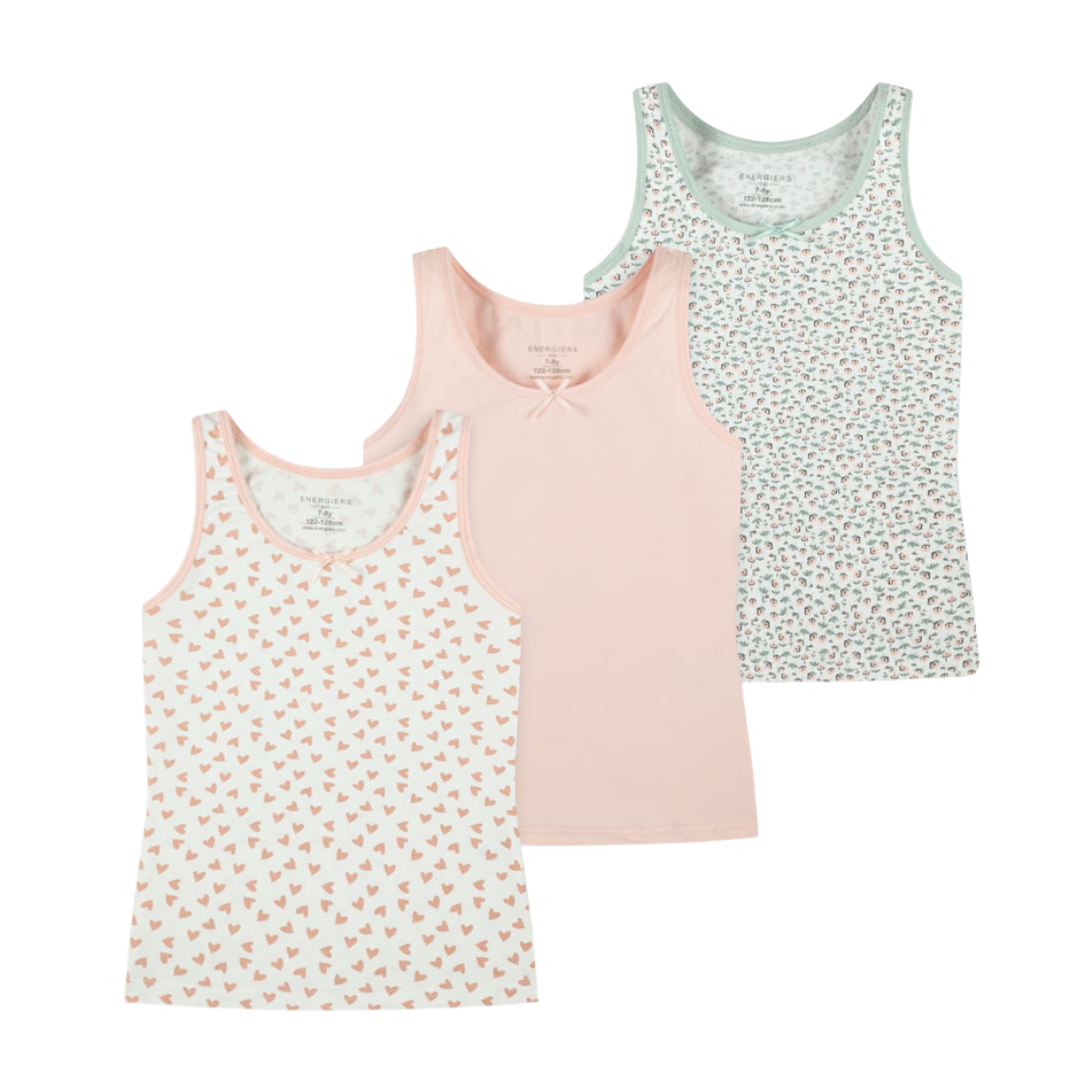 Φανελάκια Σετ 3 Τεμ. Ροζ Energiers  39-6481 - Εnergiers - MyHouseandKids