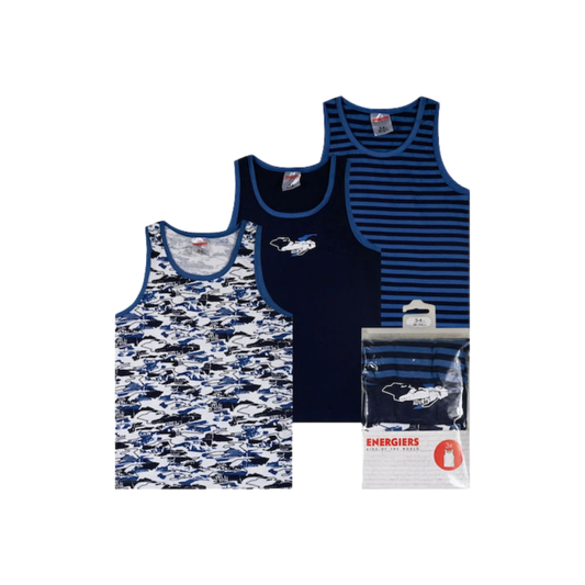 Φανελάκια Αμάνικα Σετ 3 Τεμ - Energiers - MyHouseandKids