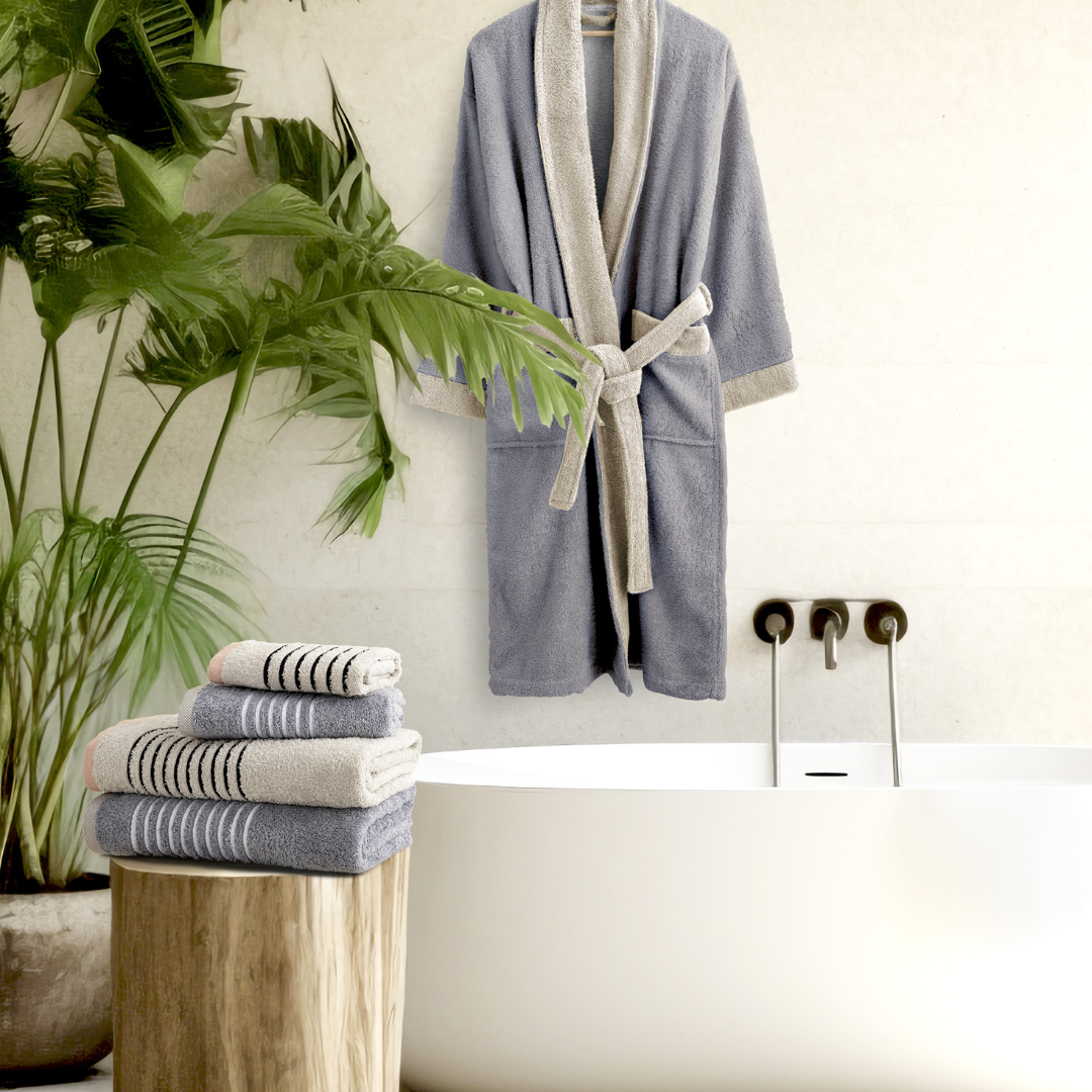 Σετ Πετσέτες 3 Τεμ. NIVA BEIGE Bαμβακερή NIMA HOME - Nima - MyHouseandKids