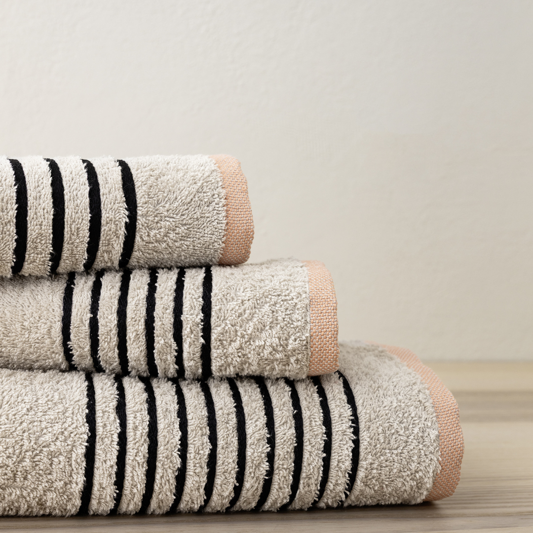 Σετ Πετσέτες 3 Τεμ. NIVA BEIGE Bαμβακερή NIMA HOME - Nima - MyHouseandKids