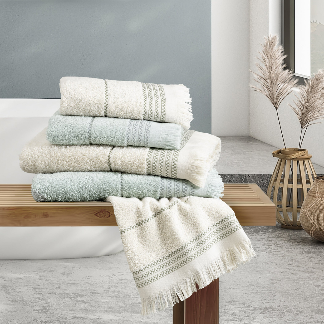 Πετσέτες Σετ 3 Τεμ. Βαμβακερές Plush Light Beige 480gr/m² Nima - Nima - MyHouseandKids