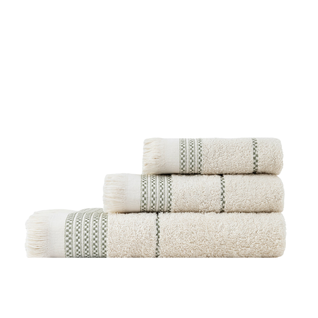 Πετσέτες Σετ 3 Τεμ. Βαμβακερές Plush Light Beige 480gr/m² Nima - Nima - MyHouseandKids