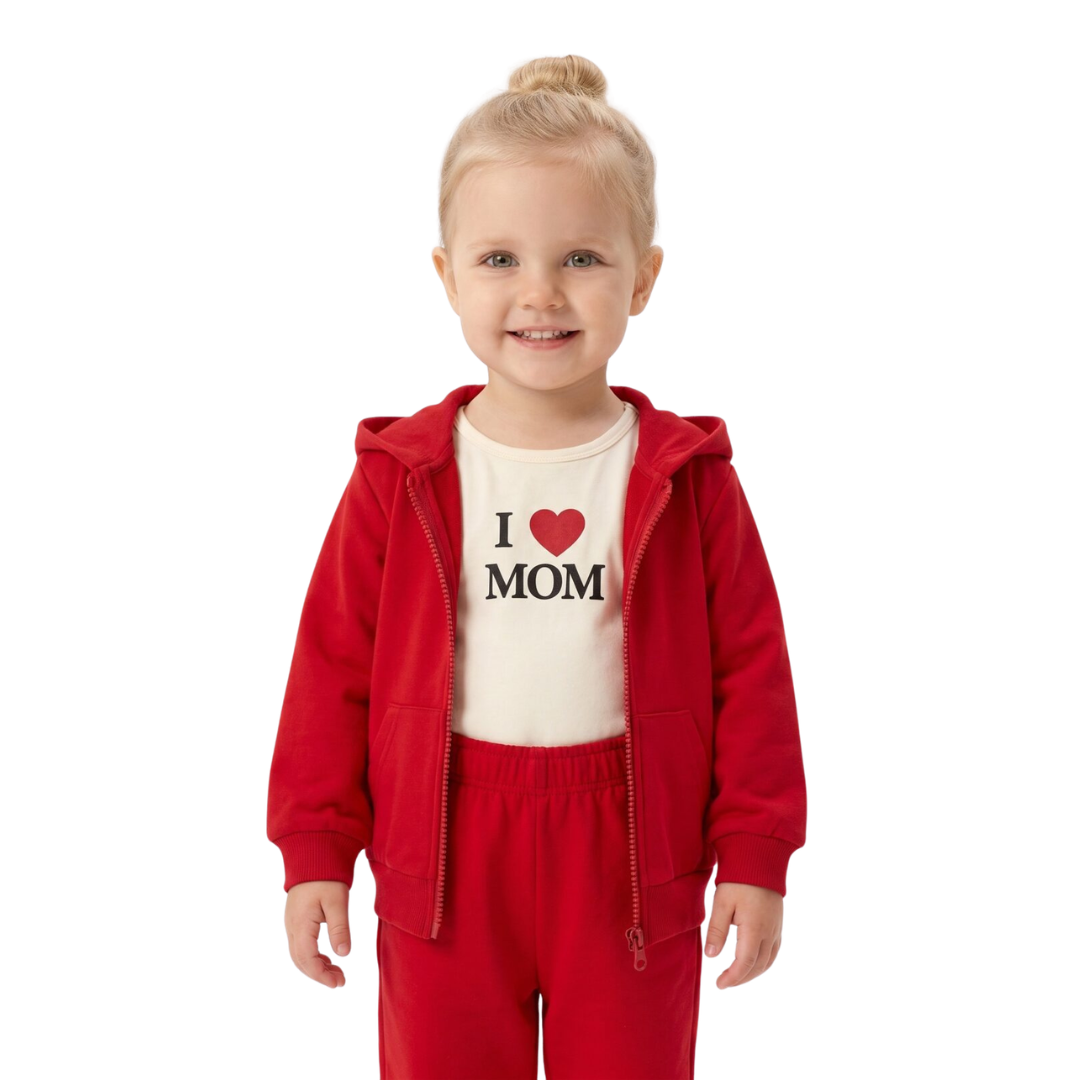 Παιδικό Σετ Φόρμας 3 Τεμ. Κόκκινο Trax 50732 - Trax - MyHouseandKids