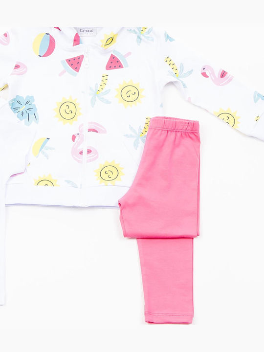 Σετ 3 Τεμ Αχνούδιαστο Λευκό - Trax - MyHouseandKids