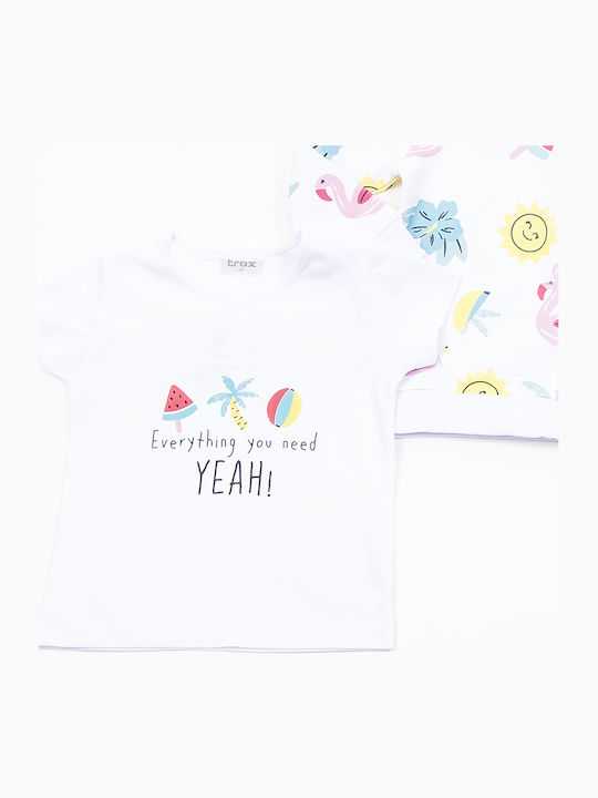 Σετ 3 Τεμ Αχνούδιαστο Λευκό - Trax - MyHouseandKids
