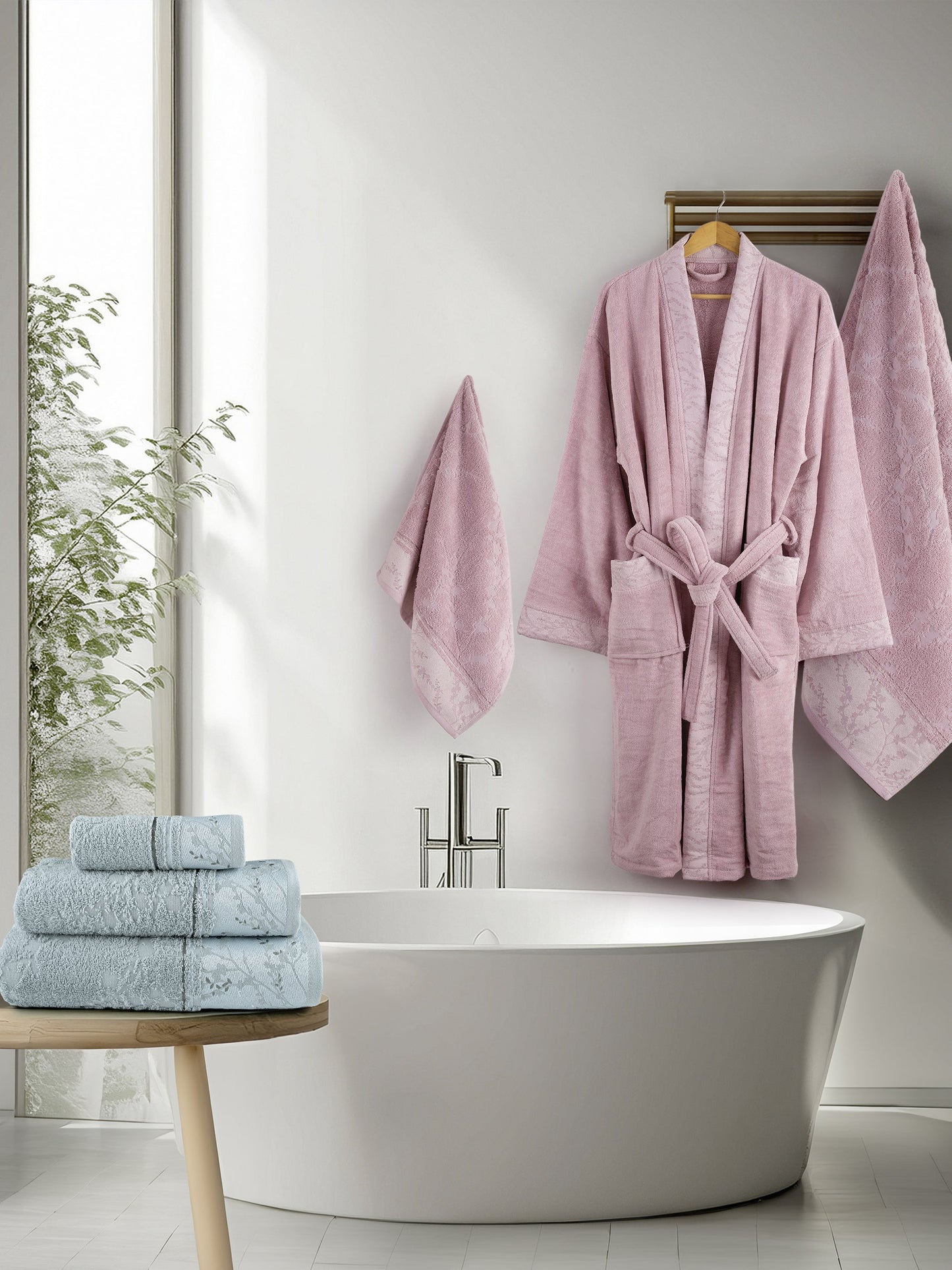 Σετ Πετσέτες (30x50 + 50x90 + 70x140) - Inverno Light Blue