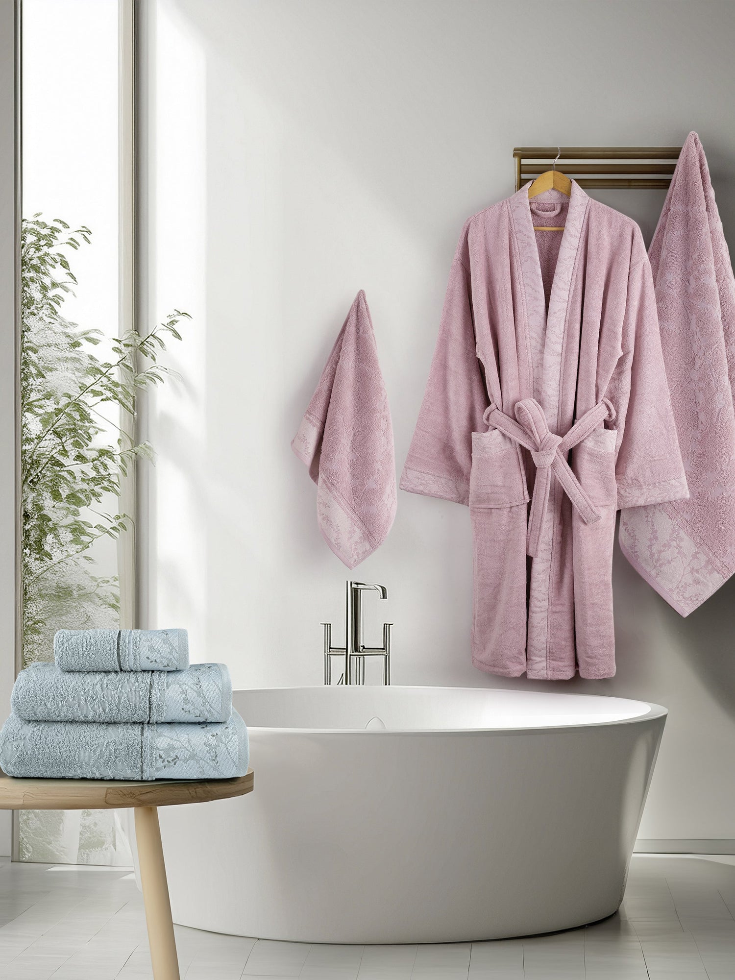 Σετ Πετσέτες (30x50 + 50x90 + 70x140) - Inverno Light Blue