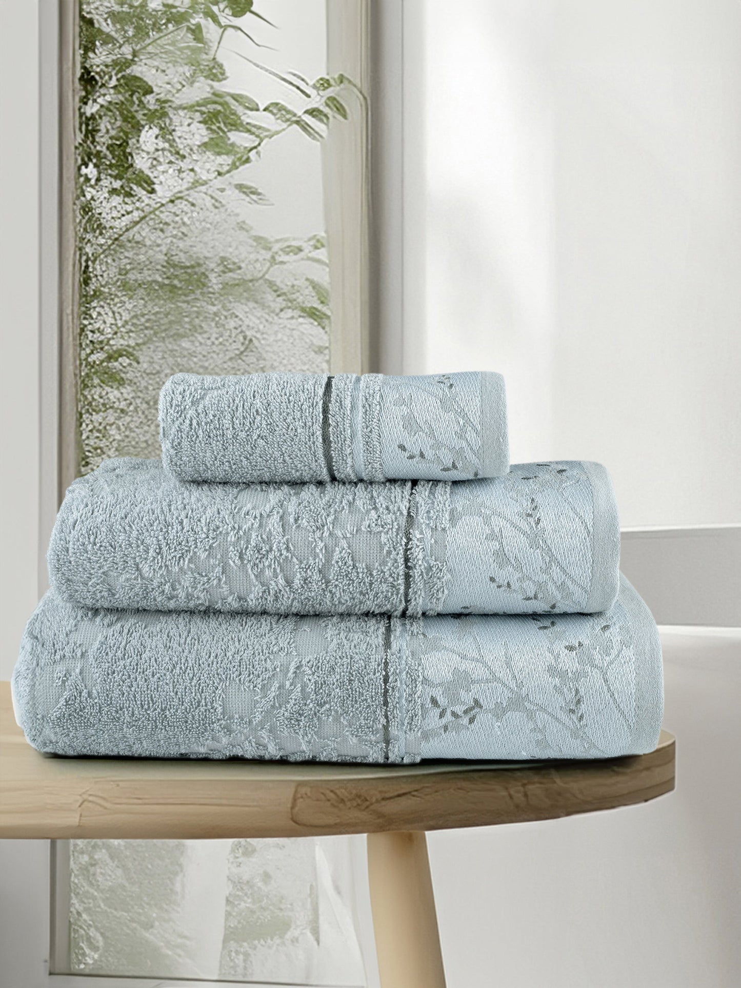 Σετ Πετσέτες (30x50 + 50x90 + 70x140) - Inverno Light Blue