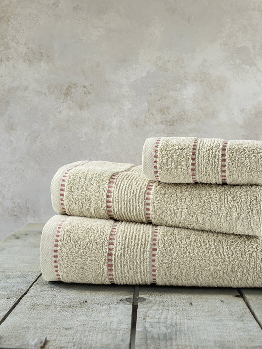 Σετ Πετσέτες (30x50 + 50x90 + 70x140) - Pivot Beige