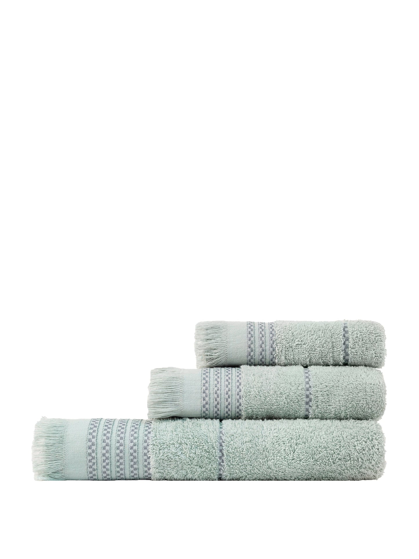 Σετ Πετσέτες (30x50 + 50x90 + 70x140) Plush - Dusty Mint