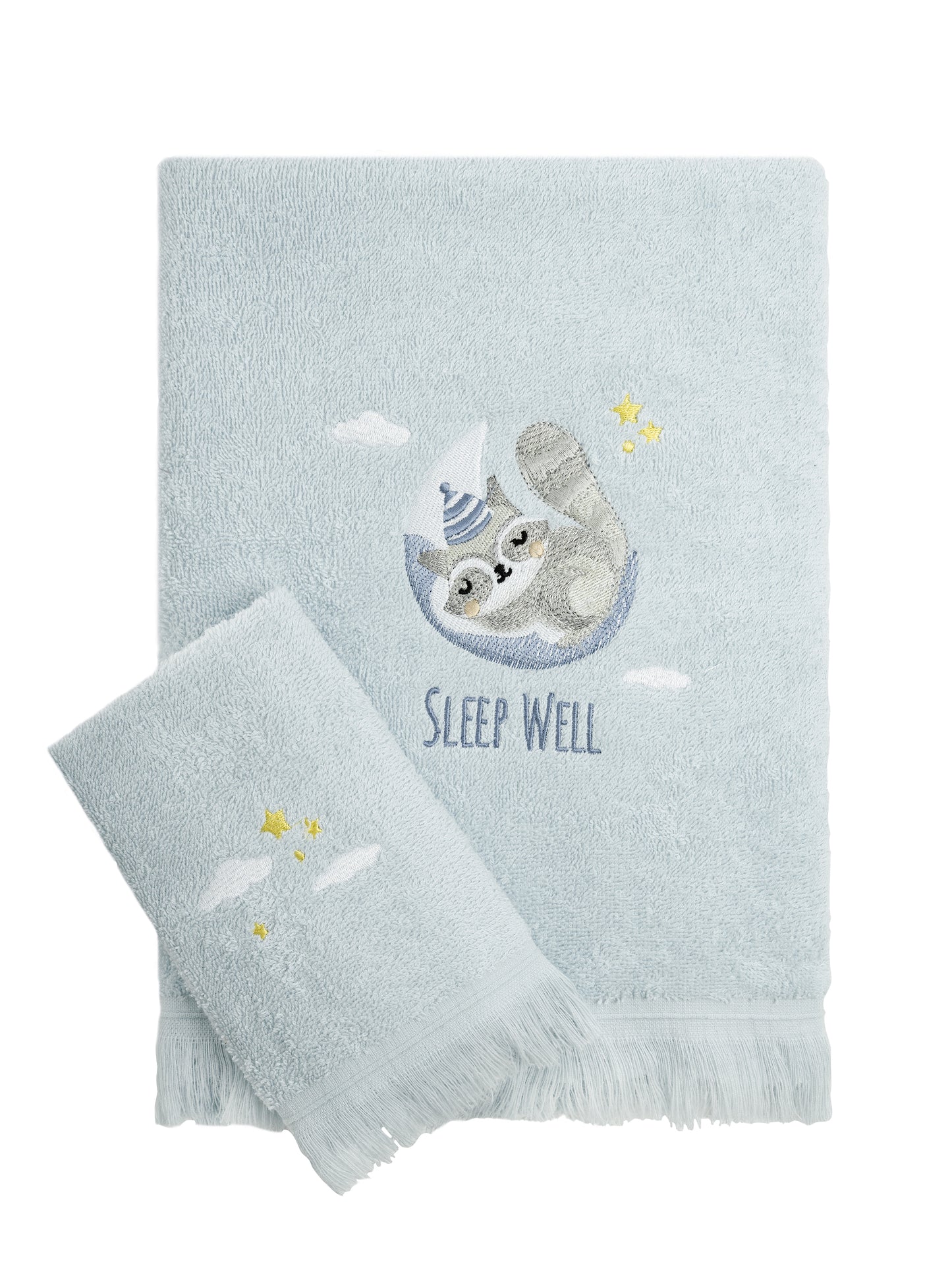 Σετ Πετσέτες (30x50 + 70x140) - Sleepy Racoon