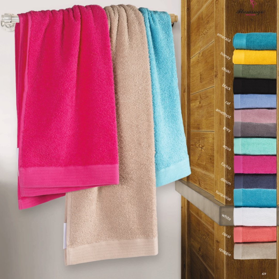 Πετσέτα Χεριών 30x50cm Σχ. Prestige 480gsm Λευκή - FlamingoHomeTextiles - MyHouseandKids