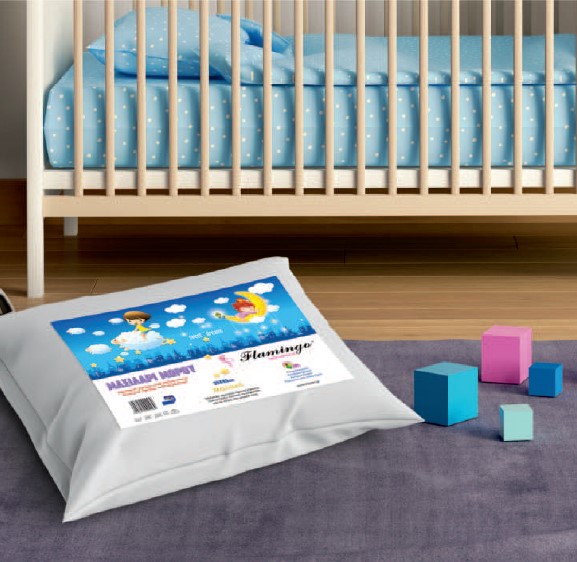 Μαξιλάρι ύπνου μπεμπέ 35x45cm 100% cotton - FlamingoHomeTextiles - MyHouseandKids
