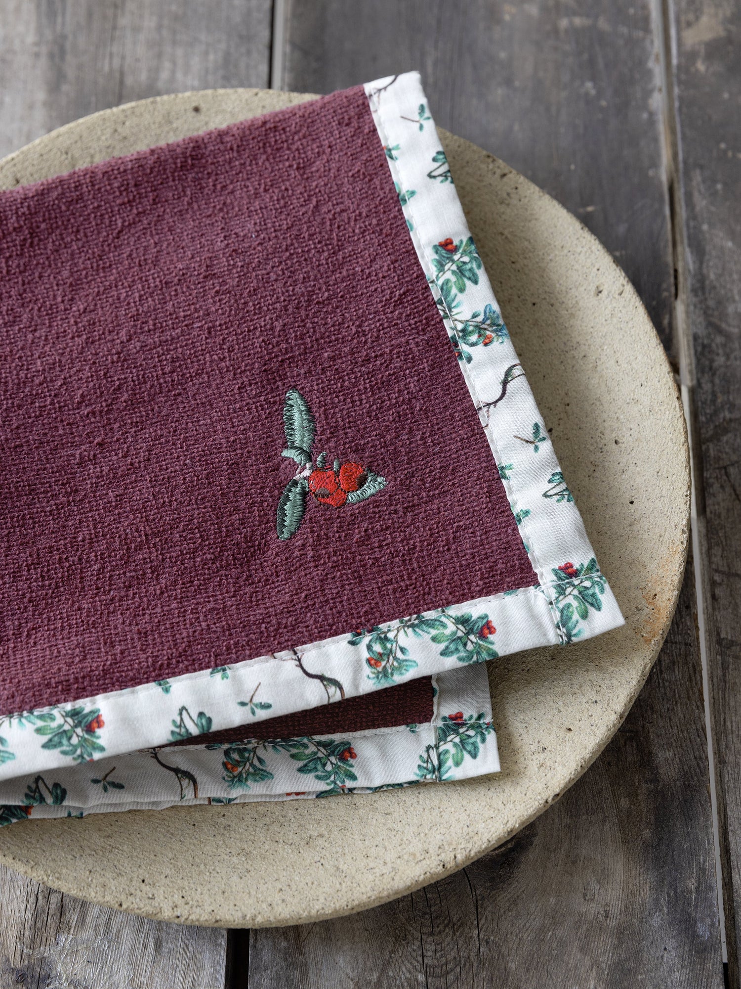 Πετσέτα Κουζίνας 40x40 - Cranberry Love