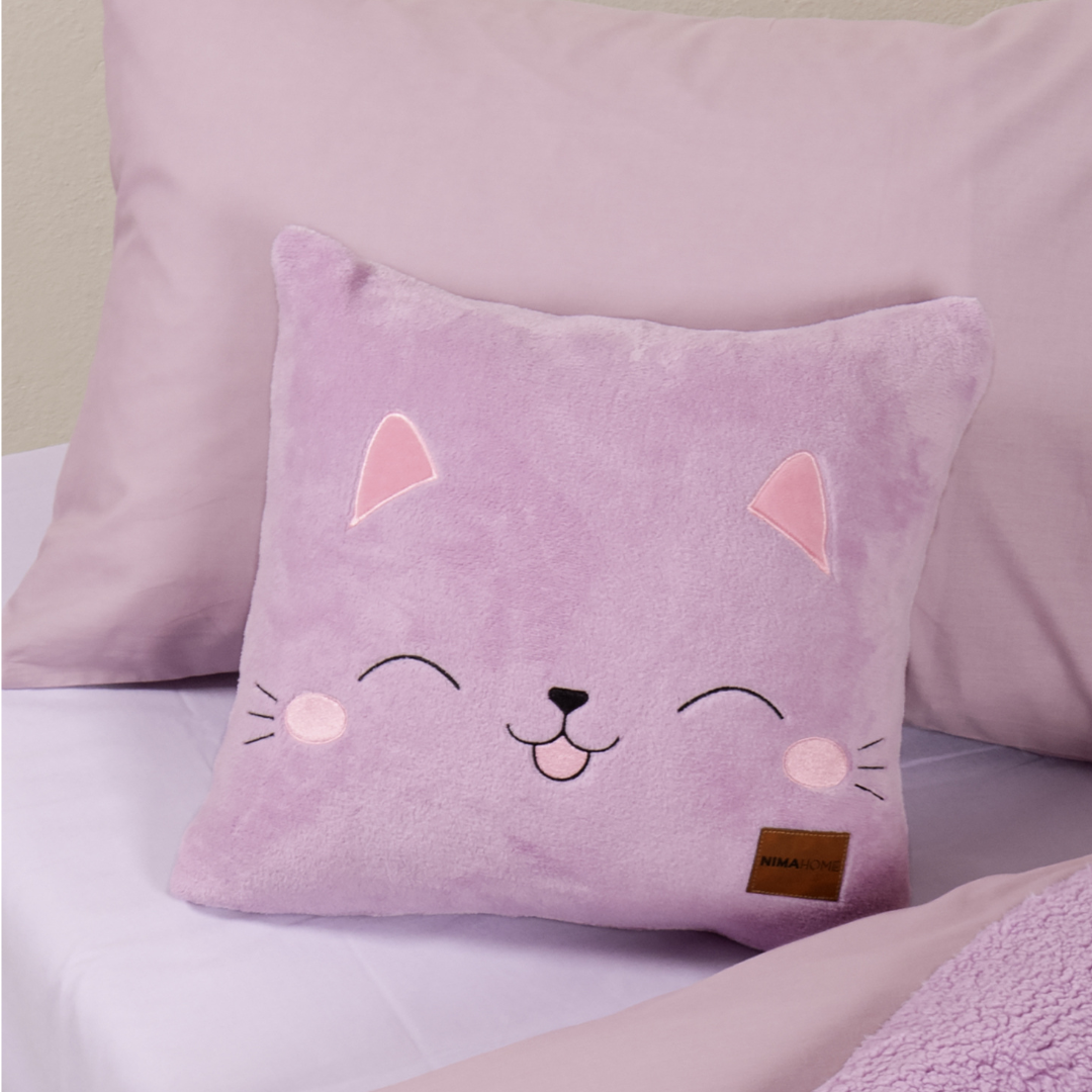 Διακοσμητική Μαξιλαροθήκη 40x40cm Λιλά Lily Nima - Nima - MyHouseandKids