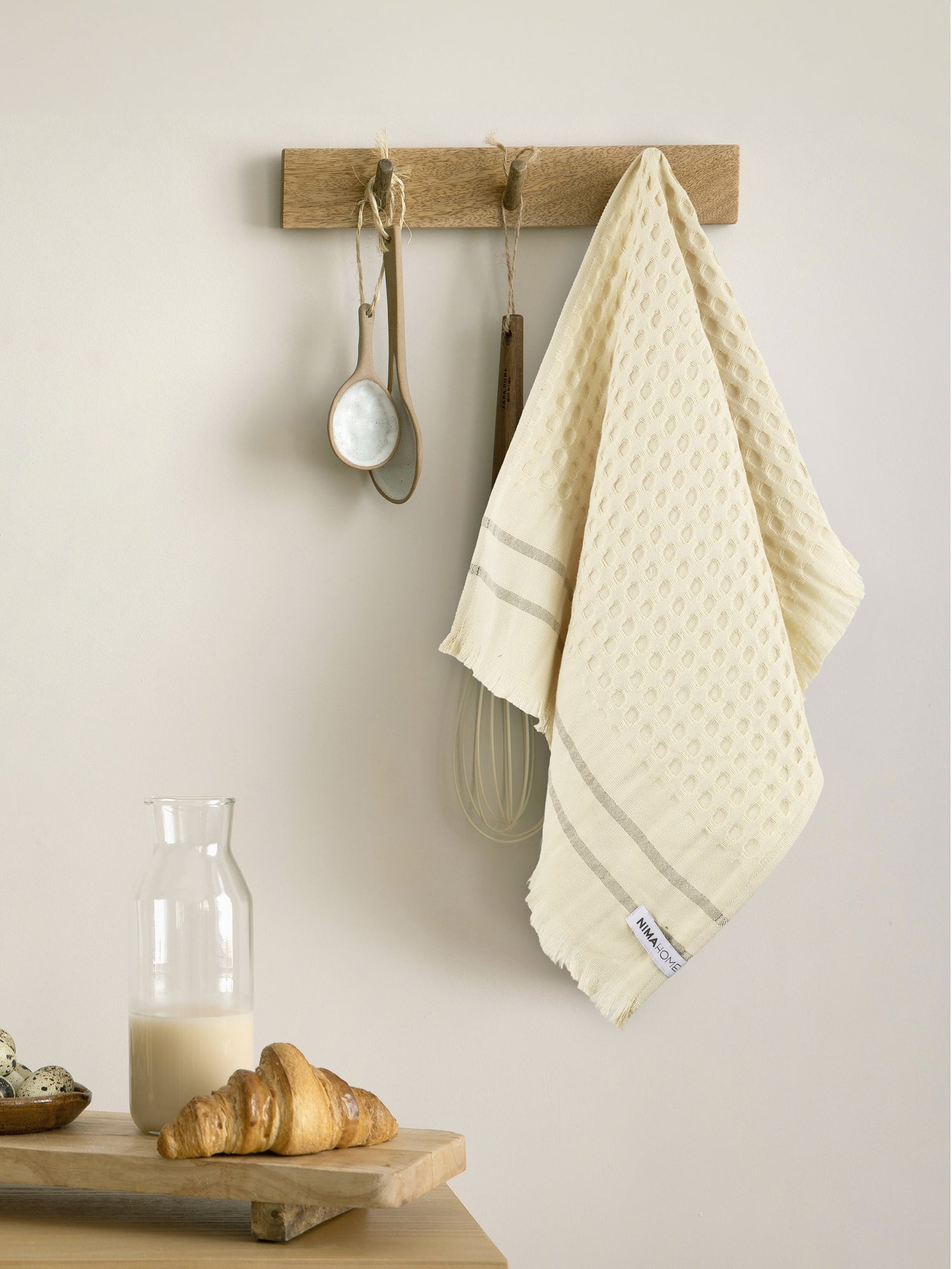 Πετσέτα Κουζίνας 40x60 - Waffle Light Beige